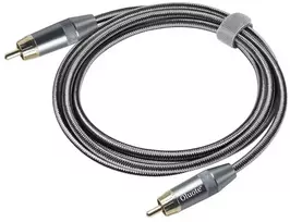 Oluote Rca audio žemų dažnių garsiakalbio kabelis, 1,5 m, koaksialinis skaitmeninis audio kabelis, stereo, skirtas namų kinui, Hdtv, stiprintuvo garsiakalbiui