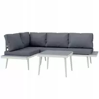 Disney Outsunny lauko baldų komplektas 4 asmenims, 2-vietė sofa, atsparus vandeniui, pilkas