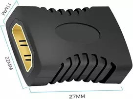 Vmojo 2 x Hdmi adapterio jungtis Hdmi moteriška į Hdmi moterišką A tipo Full Hd 1080p Hdr Arc didelės spartos su Ethernet paauksuotais kontaktais