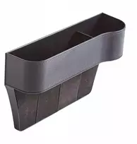 Automobilinis organizeris tarp sėdynių, organizeris tarp sėdynių automobiliui, stilius 1, juodas, dešinys