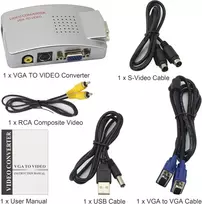 Vga į Av/s-video keitiklis su vaizdo konversija