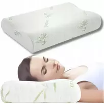 Mfc ortopedinė memory foam pagalvė profiliuota miegui ant šono bambukas xxl