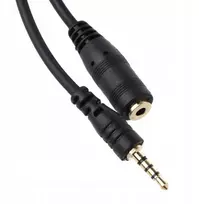 Audio prailgintuvas Mini Jack 3,5 mm 4 Pin, 1m