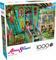 Buffalo Games Aimee Stewart The Potting Shed 1000 dalių dėlionė suaugusiems, sudėtinga dėlionė puikiai tinkanti žaidimų vakarams, surinkto paveikslėlio dydis 67.95 x 50.17 cm