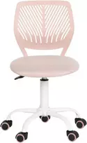 Furniturer biuro kėdė paaugliams, darbo kėdė be rankų, reguliuojamo aukščio, morandi rožinė elegantiška studijų kėdė namams ir biurui