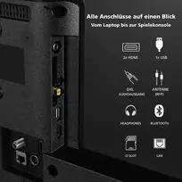 Jvc 32 colių televizorius Android Tv (full Hd Smart Tv, Hdr, trigubas imtuvas, Google Play Store) Lt-32vaf3355