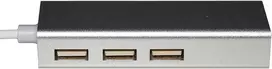 Link lkadat127 usb adapteris type c male su maitinimo kištuku rj45 10/100 + 3 usb 2.0 šakotuvas