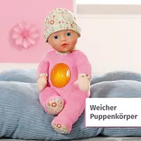 Baby born Nightfriends kūdikiams, 30 cm, minkšta skudurinė lėlė su naktine lempute ir muzikos dėžute, skirta miego pagalbai nuo 0 mėnesių, 832264 Zapf Creation