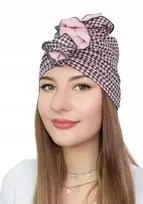 Eva Design Luba turbanas be-25, madinga raukta kepurė, tinkama ir po chemoterapijos
