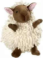 Minkštas pliušinis šuns žaislas su pypsiuku, avytė, 17 cm