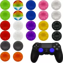 Yunyan 24 vnt. nykščių valdiklių dangtelių rinkinys, skirtas analoginių lazdelių apsaugai, skirtas Ps5 Ps4 Ps3 Ps2 XBOX 360 XBOX valdikliams