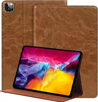 Nanruil dėklas, skirtas Ipad Pro 11 colių 4th/3rd/2nd/1st Gen 2022/2020/2021/2018, natūralios odos planšetinio kompiuterio apsauginis dėklas, automatinis pažadinimas/užmigdymas, chaki