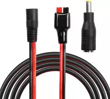 Pngknyocn saulės baterijos jungtis, vyriška į Dc 5.5x2.1mm moteriška maitinimo laidas 14awg kabelis su 8mm Dc adapteriu nešiojamam generatoriui (1m)