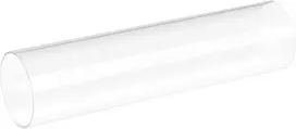 Sourcing Map Pvc Skaidrus Vamzdis, Vidinis Skersmuo 46 Mm, Skersmuo 50 Mm, Ilgis 200 Mm, Akrilo Plastikinis Vamzdis Lempos Gamybai, Grindų Šviestuvams, Baldams, 2 Vnt.