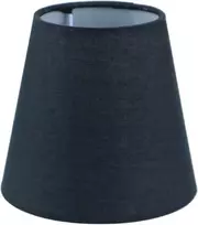Lempos gaubtas E14/e27, modernus, juodas, Ø13 cm