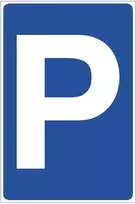 Parkavimo ženklas su pvc kieto putplasčio plokšte 200 x 300 mm 3 mm storio