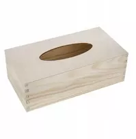 Medinė servetėlių dėžutė Decoupage