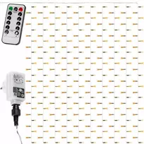 Voltronic šviesos užuolaida varvekliai 3x3 300 led lempučių