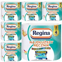 Regina Ilgiausias rankšluostis su raštu rinkinys x6