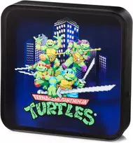 Numskull oficialus tmnt akrilinis logotipo stalinė lempa-sieninis šviestuvas miegamajam, biurui, namams, studijoms, darbui - oficiali teenage mutant ninja turtles atributika