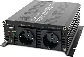 Solartronics 1000w 12v į 230v įtampos keitiklis su Usb