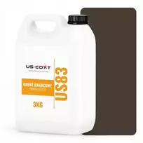 Us-coat kvarcinis gruntas dekoratyviniam tinkui tamsiai rudos spalvos D821 3kg pagrindas