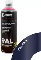 Purškiklis dažai lakas Rabeko Ral 400ml mėlyni blizgūs Ral 5013
