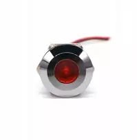 Led 14mm raudona prietaisų skydelio lemputė