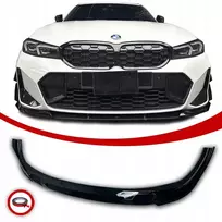 Bmw G20 G21 priekinis spoileris Lci Polift 22+ juodas blizgus