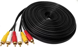 System-s Rca 3 Rca Kabelis 15m Vyriškas-vyriškas Stereo Av