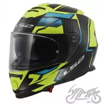 Ls2 ff800 storm ii tracker mėlynai-geltonas šalmas, dydis s, naujas
