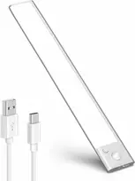 Tedison® Led spintelės šviestuvas su judesio davikliu, magnetinis, belaidis, 40 cm ilgio, ilgaamžė 3000 Mah baterija, 150 Led, jutiklinė funkcija, 3 spalvų temperatūros, pritemdomas, Ip20