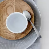 Rosenthal Joyn, baltas, 20 dalių porcelianinių indų rinkinys, lėkštės, dubenys, puodeliai su rankena, lengvas ir natūralus įvaizdis, modernus ir miesto akcentas, galima plauti indaplovėje ir naudoti mikrobangų krosnelėje