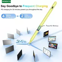 Stylus Pen Pro, skirtas Ipad 2018–2024, Ipencil 2-os kartos, skirtas Ipad su delno atmetimu ir pakreipimo jautrumu, pieštukas, skirtas Ipad 10/9/8/7/6, Ipad Mini 6/5, Ipad Air 5/4/3, Pro 11/12.9" geltonas