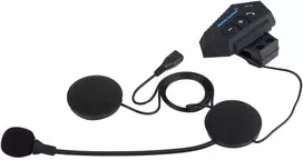 Dewinlvd motociklo ausinės, bt šalmo ausinių garsiakalbis motociklo ausinės bluetooth v5.0 palaiko laisvų rankų įrangą intercom motociklo balso raginimo funkcija