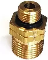 Zatechs adapteris 7/16 colio į 3/8 colio degikliams ir litavimui/7/16 colio degiklio prijungimui prie įprasto dujų baliono