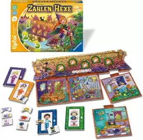 Ravensburger tiptoi žaidimas 00132 skaičių ragana, mokymasis skaičiuoti nuo 1 iki 10 vaikams nuo 3 metų