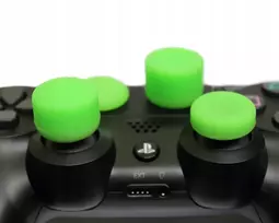 You2k 4x guminių gaubtų rinkinys analoginėms lazdelėms Ps5 Ps4 XBOX 360 valdikliams, žalias