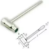 Northwood žvakės kombinuotas raktas 13/19mm