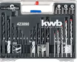 Kwb Kraftixx Grąžtų ir bitų rinkinys su laikikliu