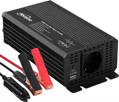 500 W inverteris 12 V į 230 V grynos sinusinės bangos įtampos keitiklis su Pd 65 W ir Qc 3.0 Usb prievadais