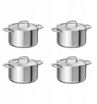6 vnt. Ikea 365+ Puodas su dangčiu - nerūdijantis plienas 5.0 l