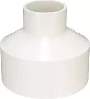 Ventiliatorius Sourcing map pvc movos patefonas patefono vamzdžio adapterio jungtis vamzdžio jungtis 110 mm x 50 mm
