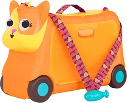 B. toys vaikiškas rankinis lagaminas katė - kelioninis lagaminas, vaikiškas lagaminas su šviesomis ir garsais - vaikiškas lagaminas atsisėdimui - su saugojimo vieta - mergaitėms ir berniukams nuo 2 metų