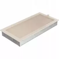 Židinio ventiliacinė grotelė kreminė su žaliuzėmis 22x45