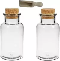 Viva Haushaltswaren 8 prieskonių indelių/skardinių rinkinys, stiklas, skaidrus, 300 ml
