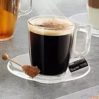 Luminarc espresso kavos puodelių rinkinys, 6 vnt., 9 cl, tinkamas naudoti mikrobangų krosnelėje