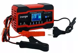 Inerge automatinis 7 pakopų 12v 24v 10a įkroviklis su remonto funkcija, lenkiškos ikonos