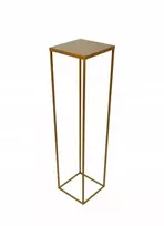 Framado Stovas gėlių stovas metalinis auksinis 100cm glamour loft