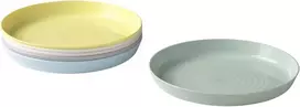 Ikea Kalas rinkinys, 6 asorti pastelinių spalvų lėkštės, be Bpa